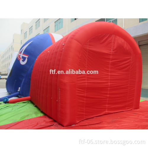 2015 new fashioned Inflatable helmet tunnel / advertising helmet tunnel
